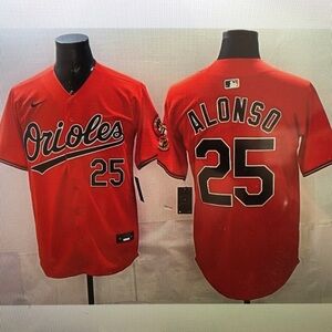 🥰Pete Alonso Orange Stitched Jersey🥳